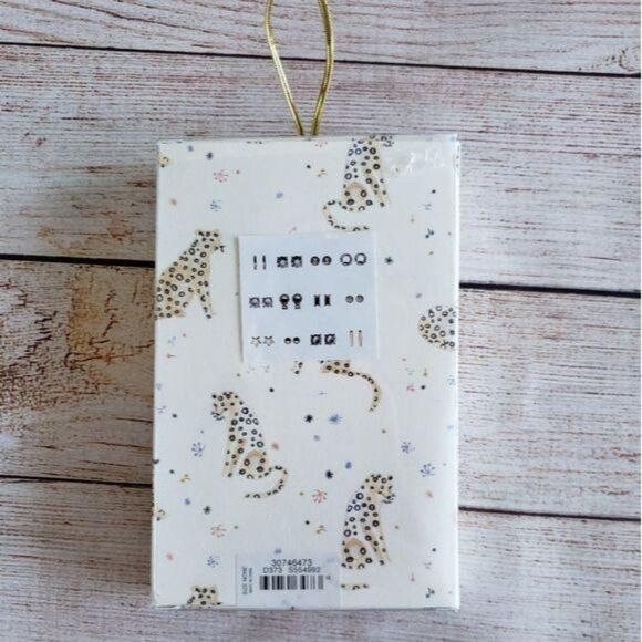 LOFT 12 Days of Gifting Stud Earring Gift Set Holiday Christmas Gold Tone Stones - Picture 3 of 9